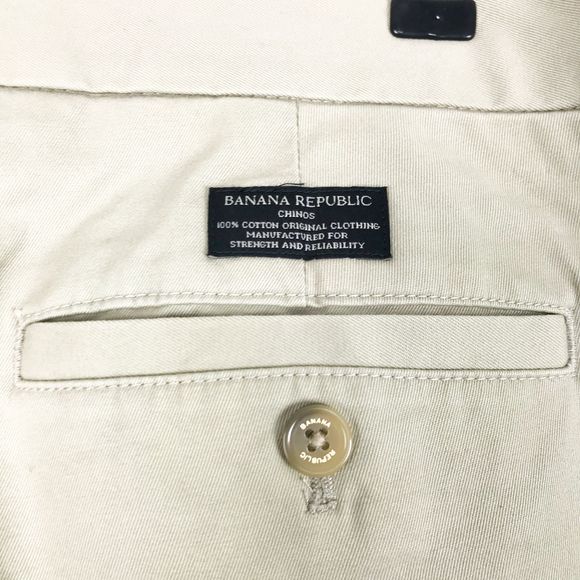 Banana Republic Khaki Emerson Straight Chino Pants - Picture 4 of 8
